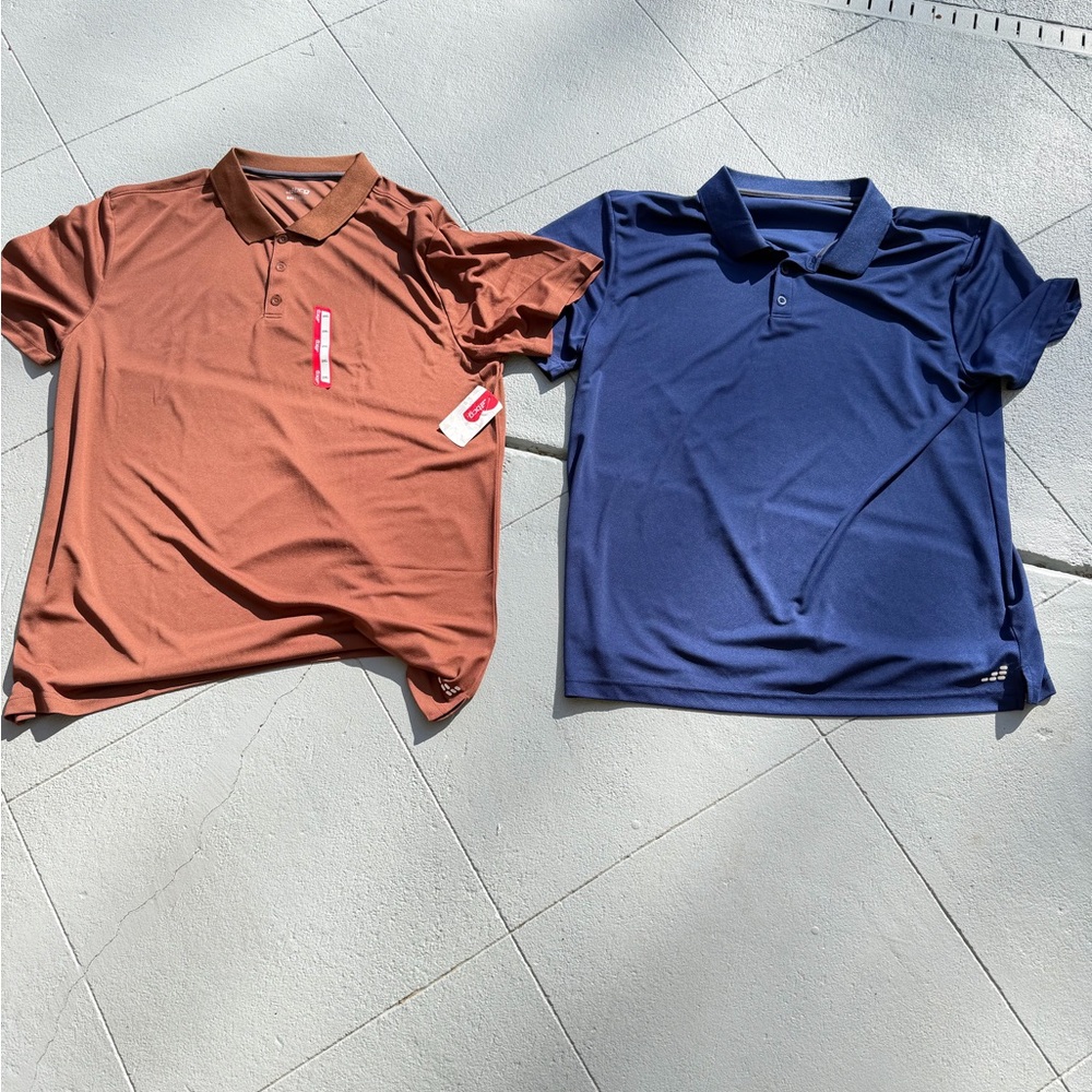 BCG Men's Polo Shirts in Brown and Blue